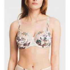 Louisa BracqSoutien-gorge Emboîtant Armatures broderie florale - Beige Louisa Bracq- Bybliss
