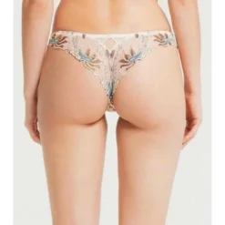 Louisa BracqTanga broderie florale - Beige Louisa Bracq- Bybliss