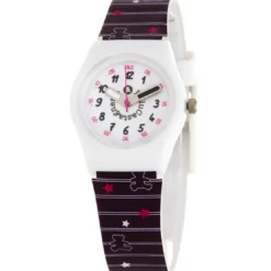 Lulu CastagnetteMontre Fille Lulu Castagnette 38776 - Bracelet Résine Bicolore