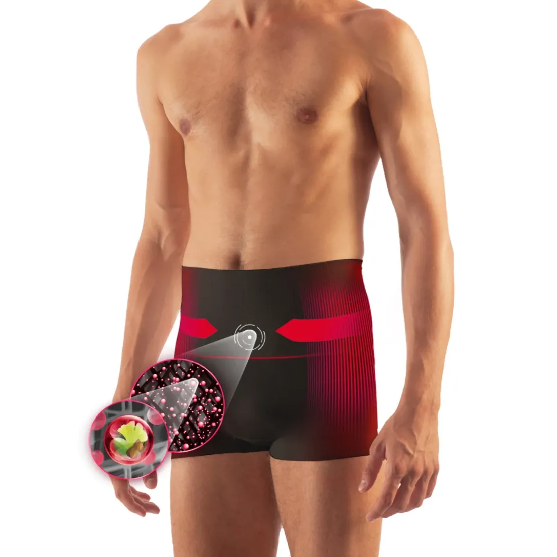 LytessBoxer Ceinture sculptant Minceur homme Noir Lytess