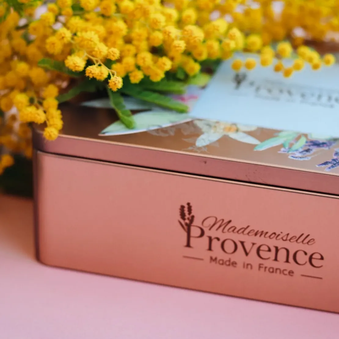 Mademoiselle ProvenceCoffret Ecrin Crèmes Mains Naturelle Duo Léger - Verveine & Citron Et Lavande & Angélique
