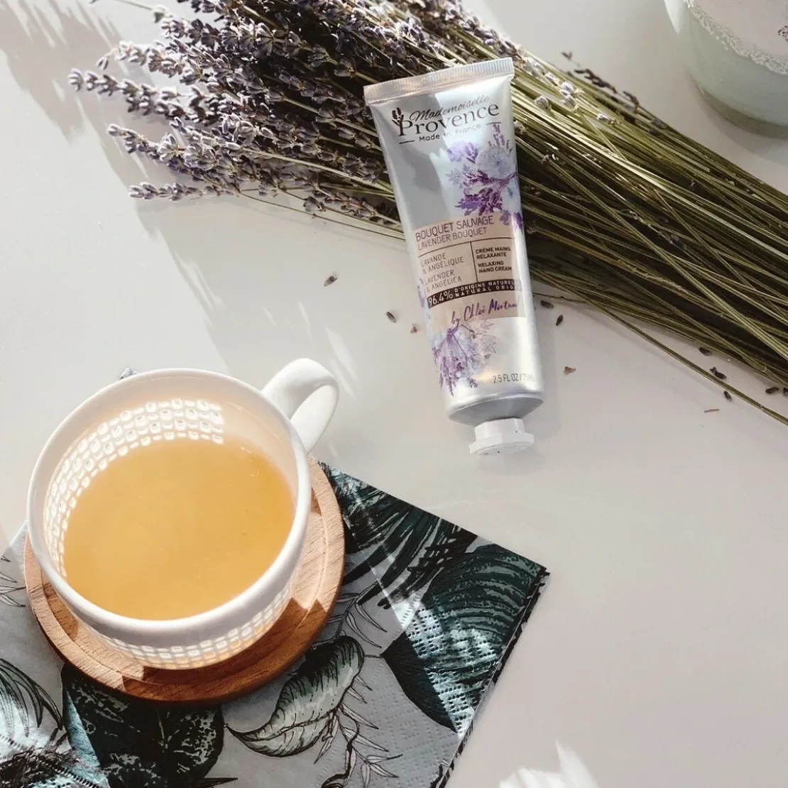 Mademoiselle ProvenceCoffret Ecrin Crèmes Mains Naturelle Duo Léger - Verveine & Citron Et Lavande & Angélique