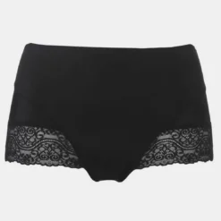 Magic Body FashionCulotte gainante avec dentelle Noir- Tummy