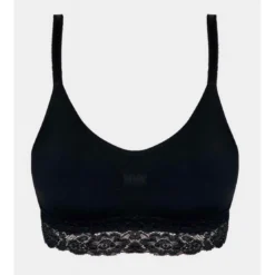 Magic Body FashionSoutien-gorge Confort bretelles fines dentelle sans armature Noir- Comfort
