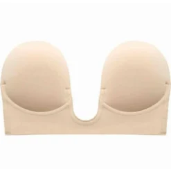 Magic Body FashionSoutien Gorge bandeau dos nus Luve Beige- Luve Bra