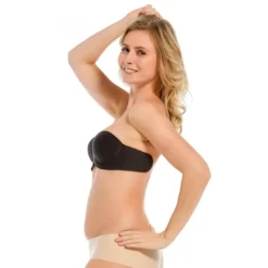 Magic Body FashionSoutien-Gorge Bandeau Adhésif Sans Dos Noir