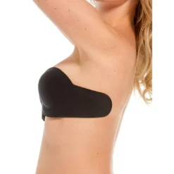 Magic Body FashionSoutien-Gorge Bandeau Adhésif Sans Dos Noir