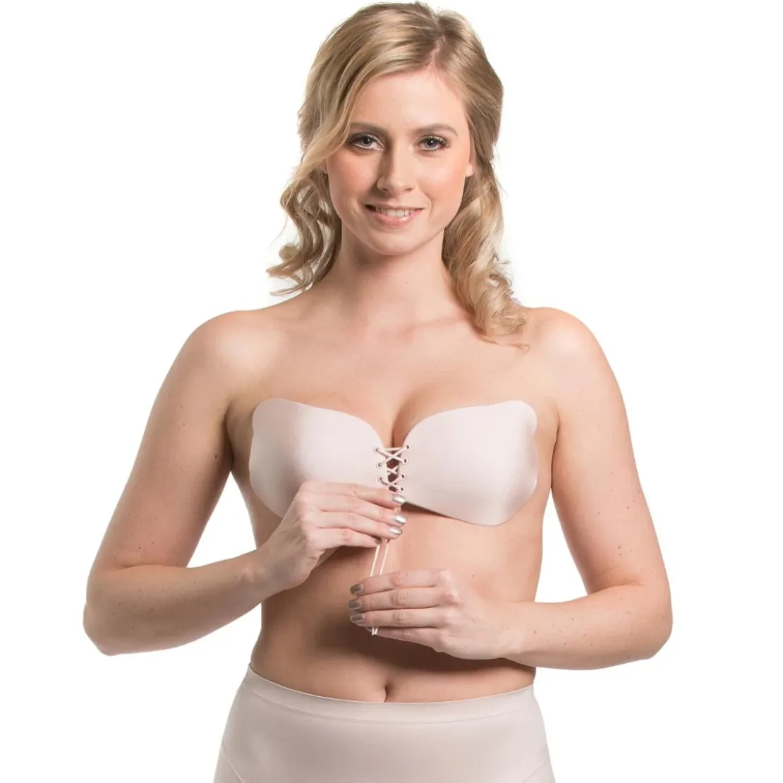 Magic Body FashionSoutien-Gorge bandeau push-up dos nus - rose- Va-Va-Voom