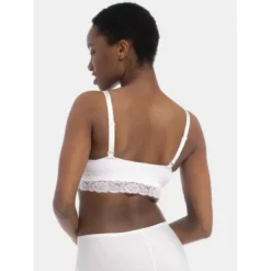 Magic Body FashionSoutien-gorge Confort bretelles fines dentelle sans armature Blanc- Comfort