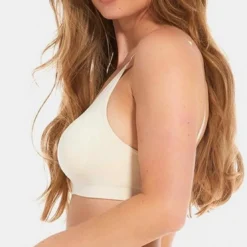 Magic Body FashionSoutien-gorge Confort Bambou bretelles fines sans armature Beige- Bamboo