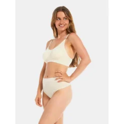 Magic Body FashionSoutien-gorge Confort Bambou bretelles fines sans armature Beige- Bamboo
