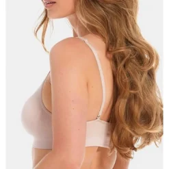 Magic Body FashionSoutien-gorge Confort Bambou bretelles fines sans armature Rose- Bamboo