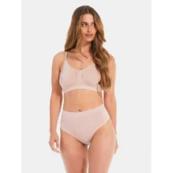 Magic Body FashionSoutien-gorge Confort Bambou bretelles fines sans armature Rose- Bamboo