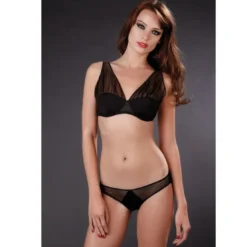 Maison CloseSoutien-Gorge Balconnet Noir- Music Hall