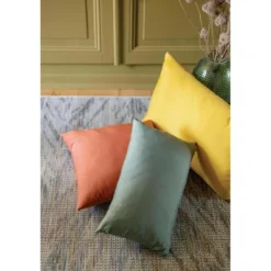 Maison VivaraiseCoussin recyclé Gianni Mirabelle 30 x 50