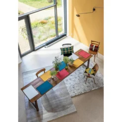 Maison Vivaraise2 de sets table recyclés Laora Tango 33 x 45