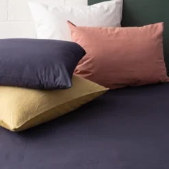 Maison VivaraiseDrap housse Calita Blush 140x190 bonnet 30 cm