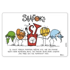 Maison VivaraiseSet de table Shadoks - 30 x 45 - Il vaut mieux pomper