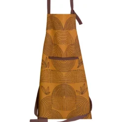 Maison VivaraiseTablier de cuisine recyclé Etna Ambre 72 x 85