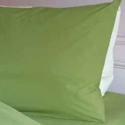 Maison VivaraiseTaie d'oreiller en coton Bio CELESTE Pistacchio