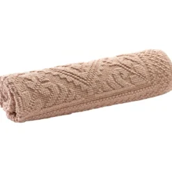 Maison VivaraiseTapis de bain uni Enzo Aubépine 70 x 140