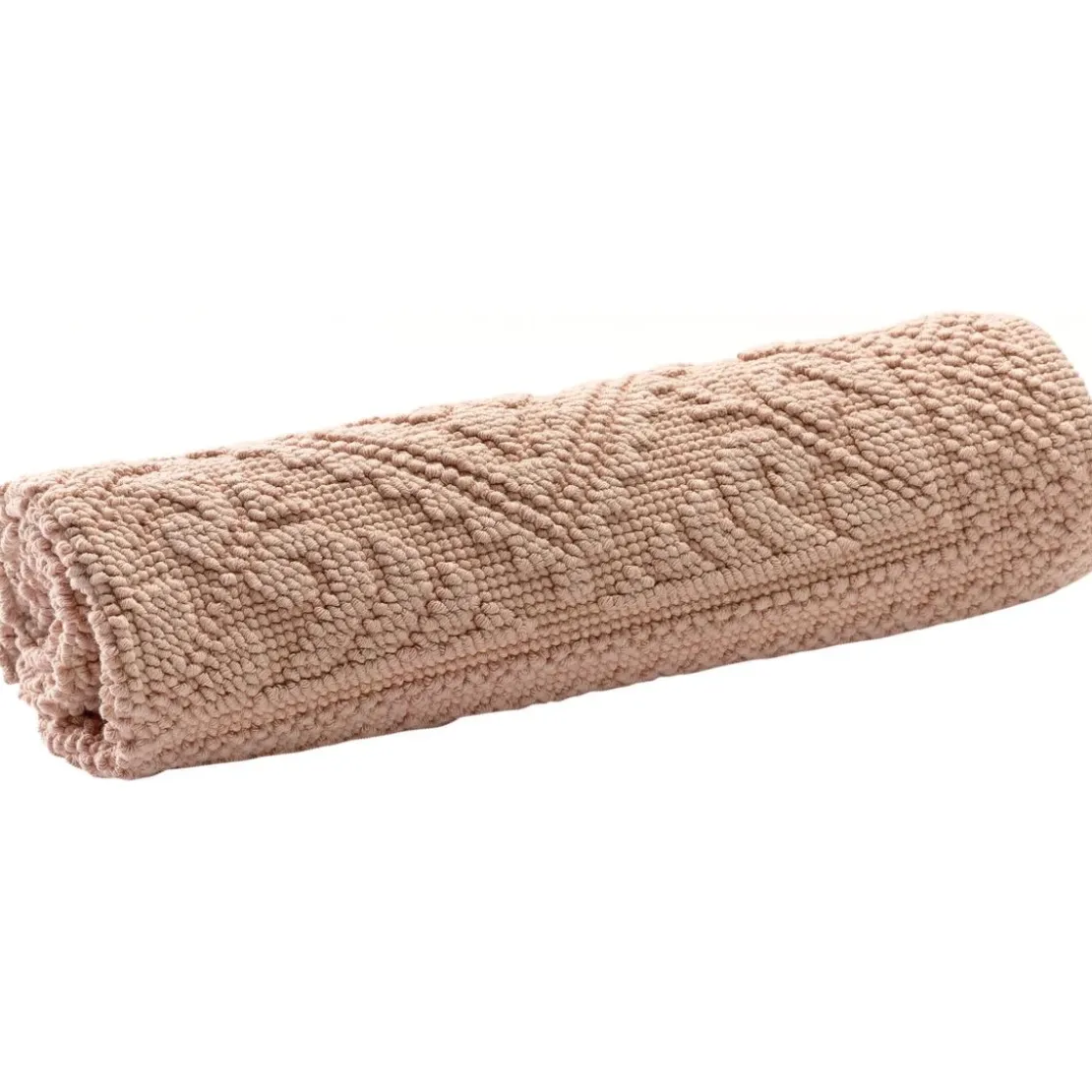 Maison VivaraiseTapis de bain uni Enzo Aubépine 70 x 140