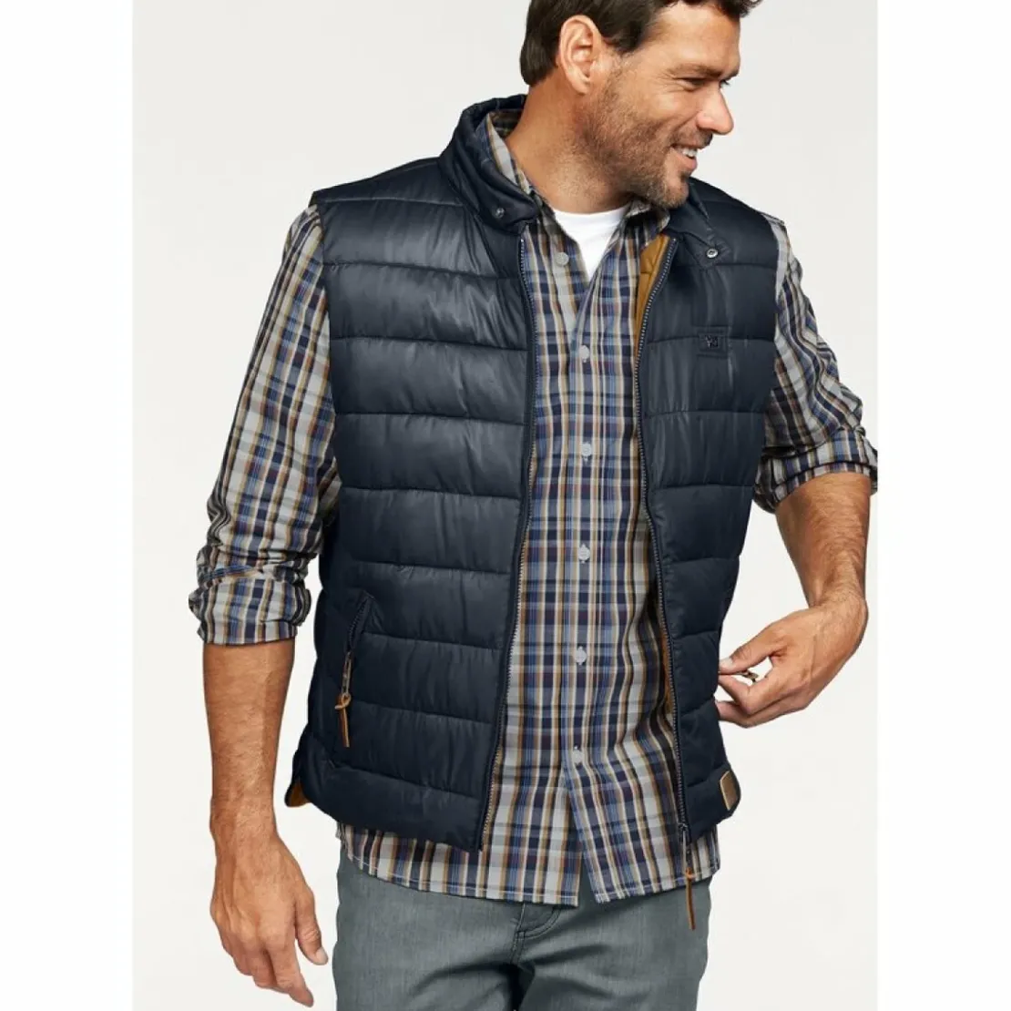 Man's WorldVeste sans manche matelassée homme MAN'S WORLD - Bleu