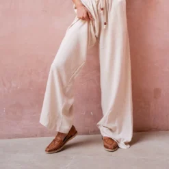 MapacheSandale tressee camel - ALEGRE en cuir