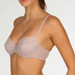 Marie JoSoutien-gorge balconnet rembourré rose- Sofia
