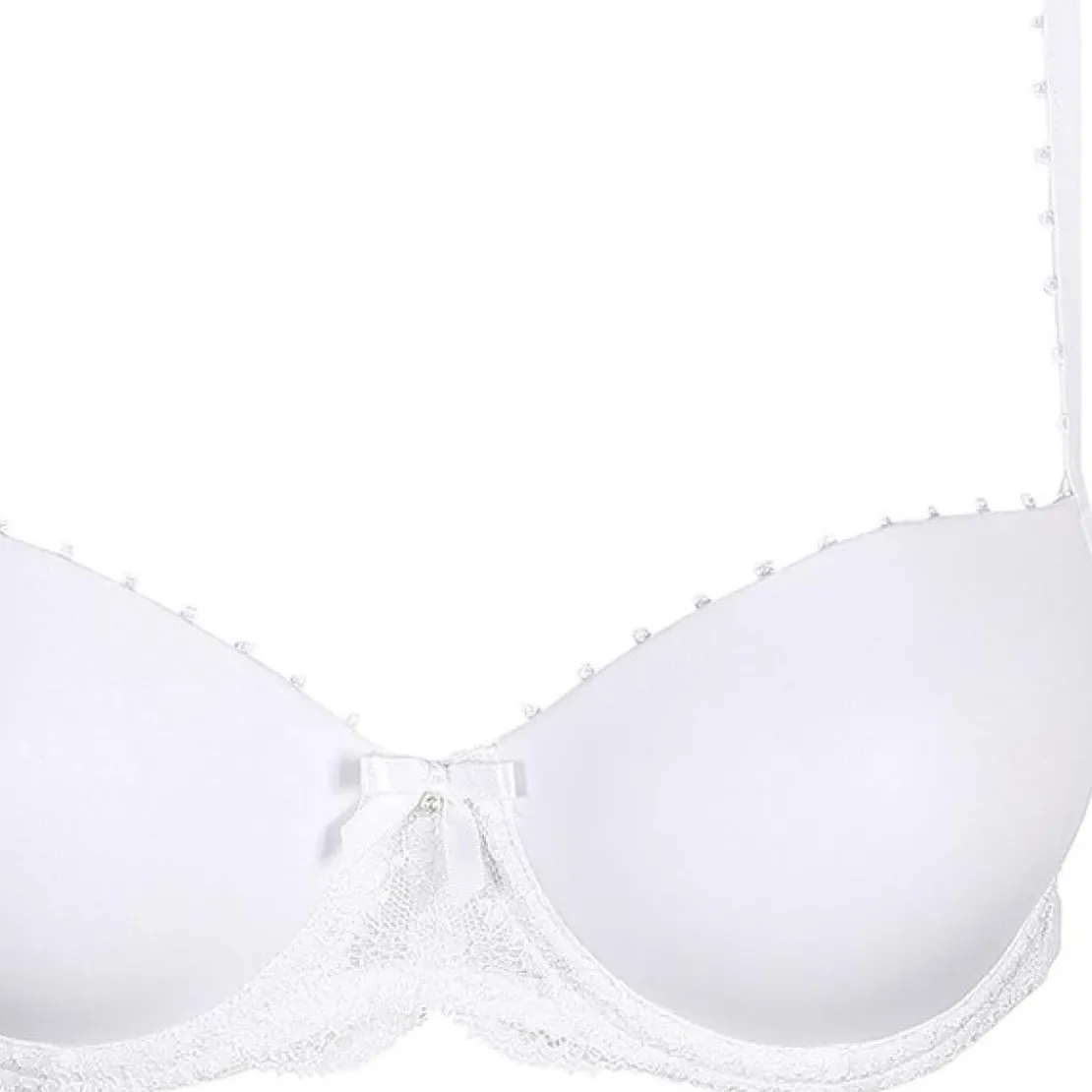 Marie JoSoutien-gorge balconnets à armatures Marie Jo PEARL white blanc