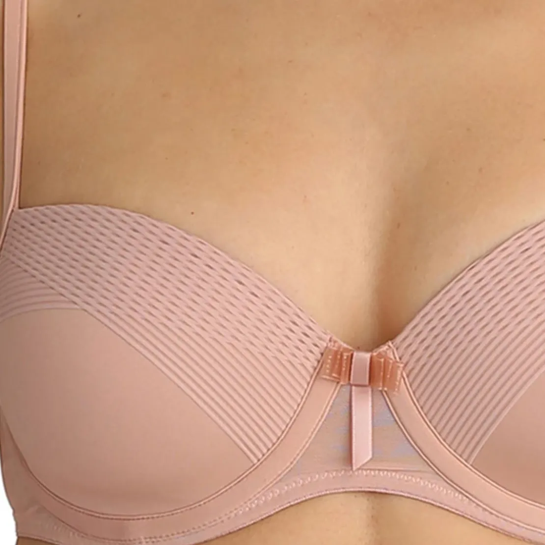 Marie JoSoutien-gorge rembourré à balconnets - Rose