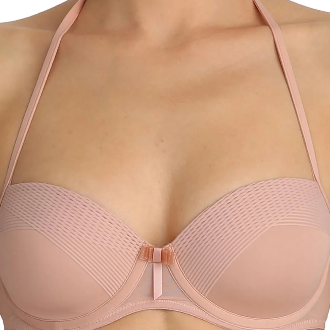 Marie JoSoutien-gorge rembourré à balconnets - Rose