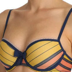 Marie JoSoutien-gorge rembourré à balconnets Marie Jo L'aventure ANDREAS summer stripes jaune