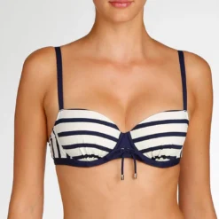Marie Jo SwimHaut de maillot Balconnet rembourré à armatures Marie-Jo CATHERINE blue moon bleu