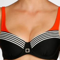 Marie Jo SwimHaut de maillot Balconnet rembourré à armatures Marie-Jo GRACE pili pli noir
