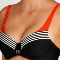 Marie Jo SwimHaut de maillot Balconnet rembourré à armatures Marie-Jo GRACE pili pli noir