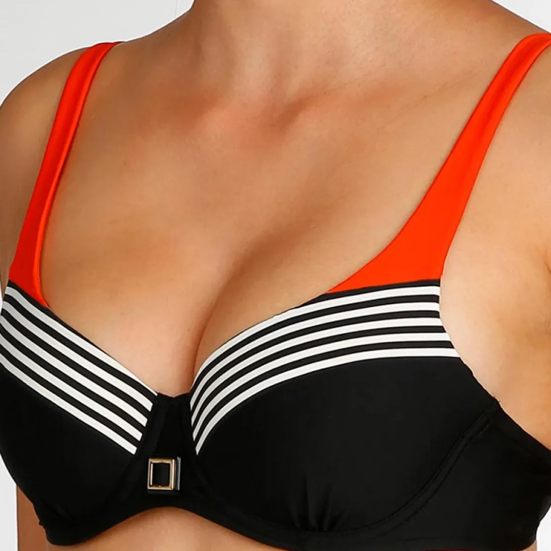 Marie Jo SwimHaut de maillot Balconnet rembourré à armatures Marie-Jo GRACE pili pli noir
