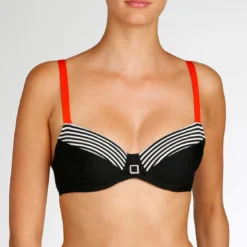Marie Jo SwimHaut de maillot emboîtant à armatures Marie-Jo GRACE pili pili noir