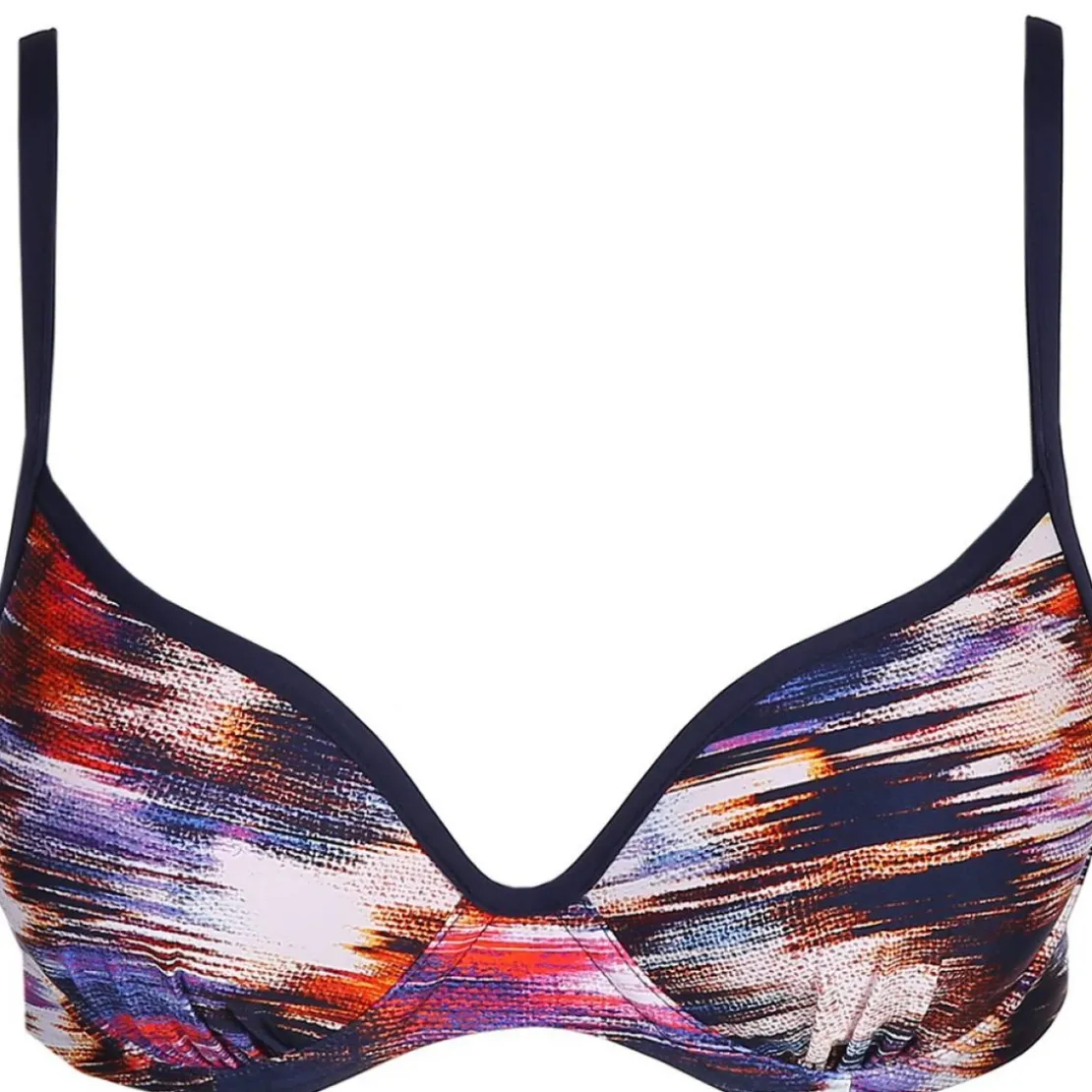 Marie Jo SwimHaut de maillot Forme C½ur rembourré Marie-Jo JULIETTE tropical fever bleu