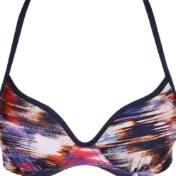 Marie Jo SwimHaut de maillot Forme C½ur rembourré Marie-Jo JULIETTE tropical fever bleu