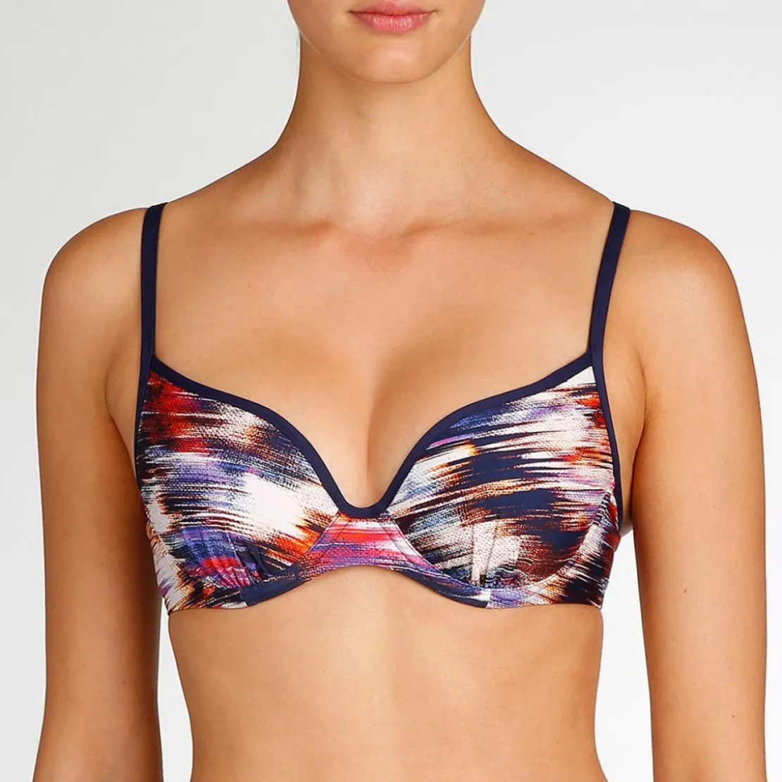 Marie Jo SwimHaut de maillot Forme C½ur rembourré Marie-Jo JULIETTE tropical fever bleu