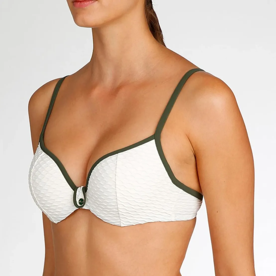 Marie Jo SwimHaut de maillot Forme Coeur rembourré Marie-Jo BRIGITTE natural blanc