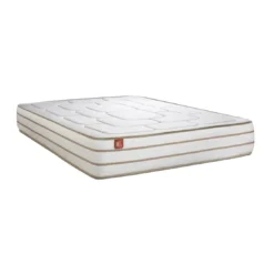 Marmottes & CoEnsemble LE DOUILLET Memoire de forme BioVisco Maxi epaisseur double sommiers Beige