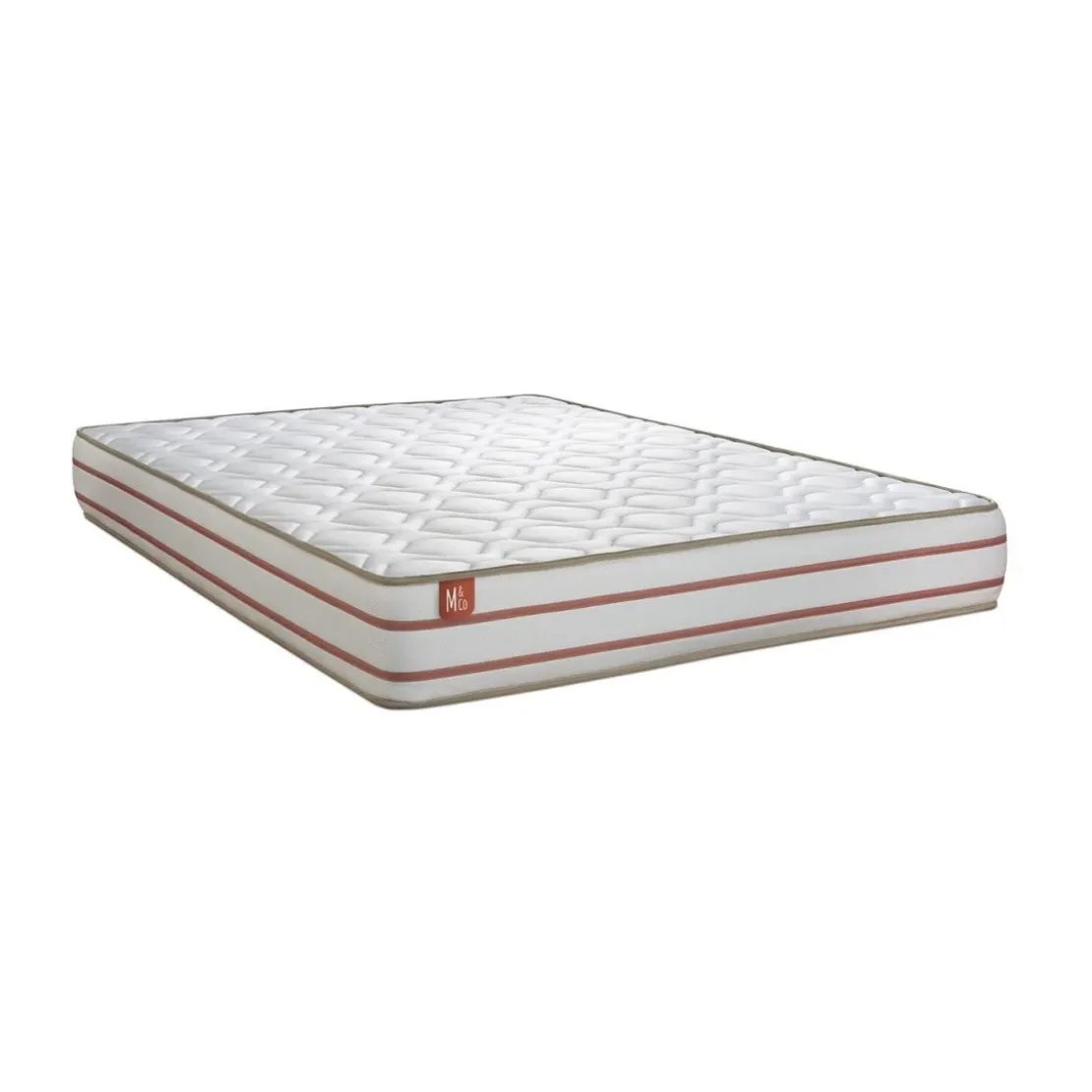 Marmottes & CoEnsemble LE DOUX Memoire de forme 3 zones de confort double sommiers Beige