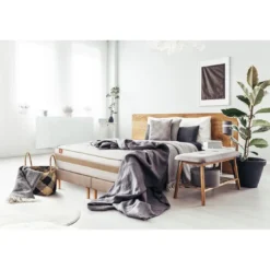 Marmottes & CoPack prêt a dormir matelas LE RAFFINÉ Ressorts ensaches Memoire de forme BioVisco double sommiers Beige