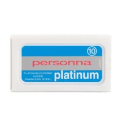Mencorner.ComBOITE DE 10 LAMES POUR RASOIR DE SECURITE DOUBLE POINTE - Acier inoxydable-Mencorner