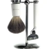 Mencorner.ComSET DE RASAGE 3 PIECES BLANC - Lames Mach 3®-Mencorner