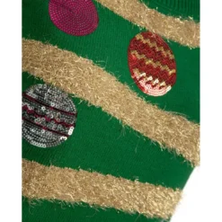 Merry ChristmasPull de noel femme vert