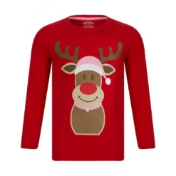 Merry ChristmasPyjama de noel fille - rouge en coton