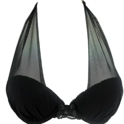 Midnight LingerieSoutien-Gorge Drapé Noir- Ivresse